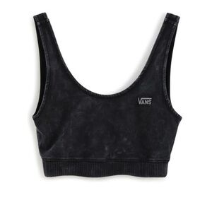 Vans Charcoal Black Tank Top Sports Bra